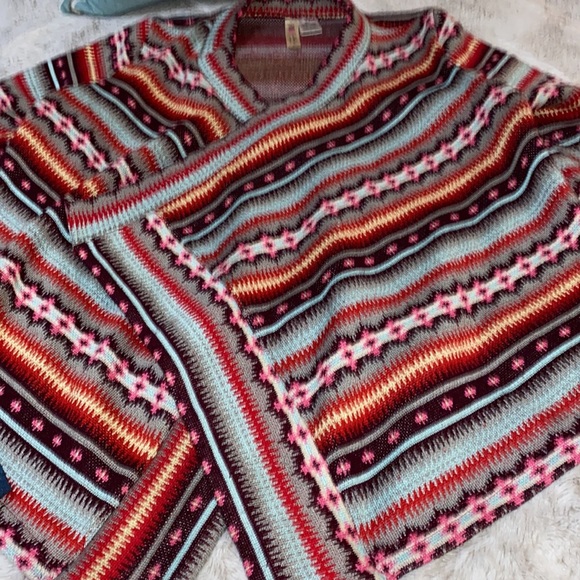 Alice Moon by Anthropologie beautiful boho style open front cardigan size Small - Picture 7 of 12